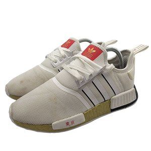 Adidas Originals NMD R1 Tokyo Sneaker FY1159 White Red Athletic Shoes Mens 8